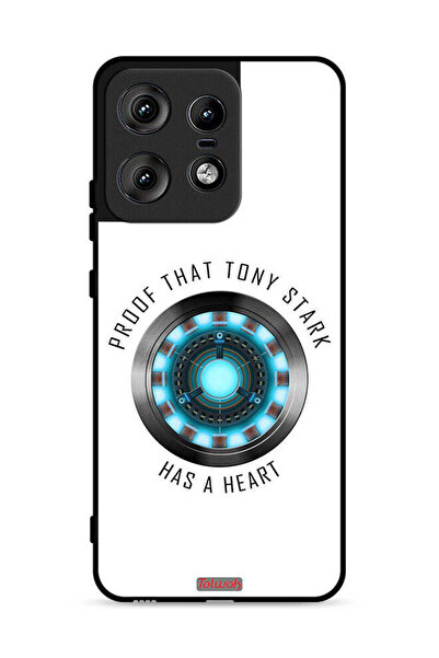 Tolwak غطاء حماية لهاتف موتورولا إيدج 50 برو 5G دليل على أن توني ستارك لديه قلب