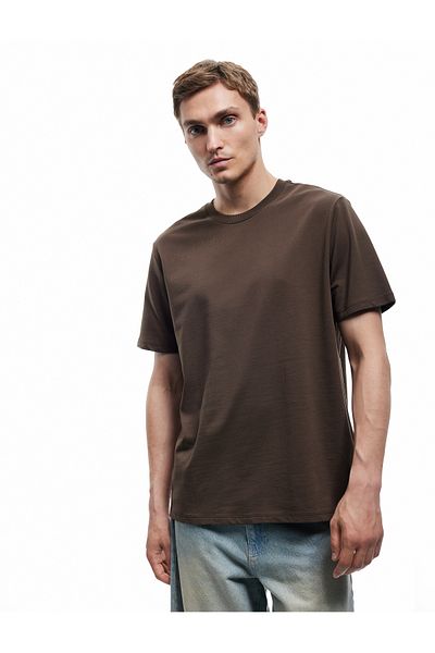 Koton Short Sleeve Crew Neck Regular Fit Cotton T-Shirt