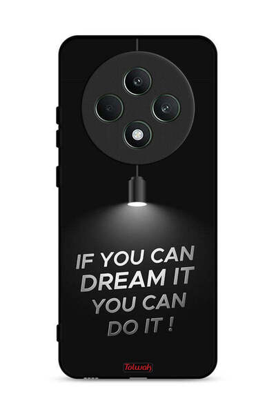 Tolwak غطاء حماية لهاتف Oppo Reno12 F 5G إذا كنت تستطيع أن تحلم به، يمكنك أن ...