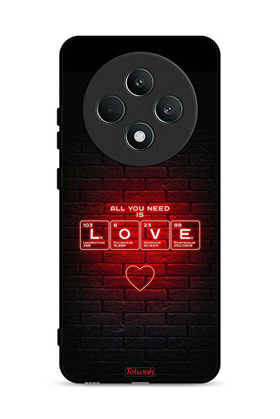 Tolwak جراب حماية لهاتف Oppo Reno12 F 5G كل ما تحتاجه هو الحب