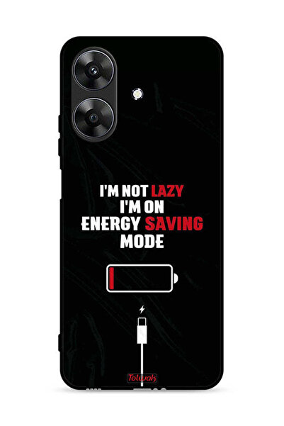 Tolwak غطاء حماية لهاتف Realme Note 60 4G أنا لست كسولاً، أنا في وضع توفير ال...