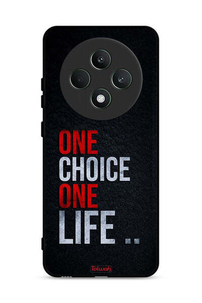 Tolwak جراب حماية لهاتف Oppo Reno12 F 5G - اختيار واحد - حياة واحدة