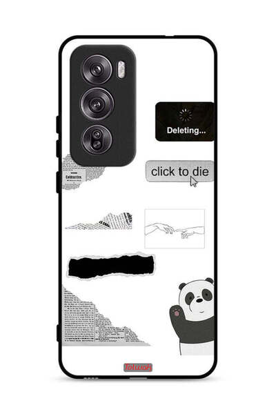 Tolwak Oppo Reno12 Pro 5G Protective Case Cover Panda Sticker