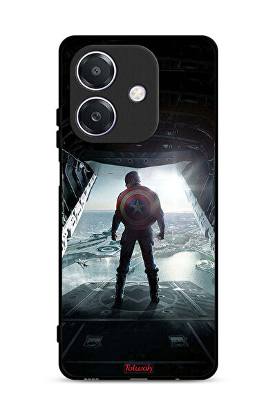 Tolwak Oppo A3 5G Protective Case Cover Portrait Display Captain America