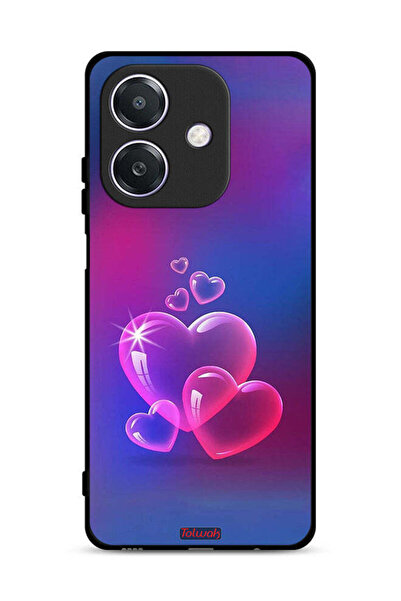 Tolwak غطاء حماية لهاتف Oppo A3x 5G بنقشة قلوب الماء