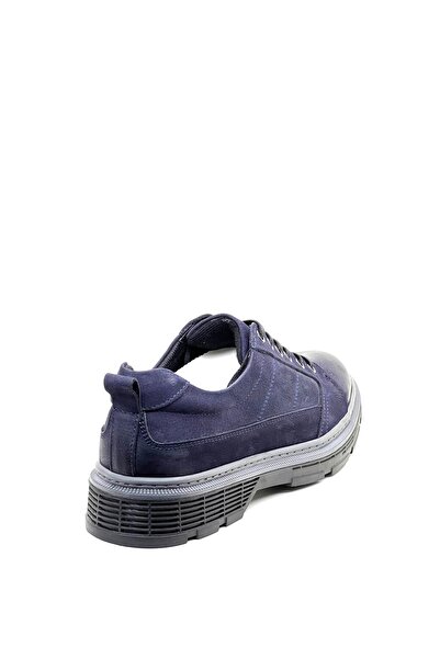 grado Genuine Leather Men's Daily Shoes Black Nubuck 1806