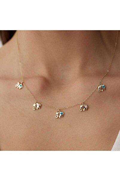 Cherry by Özkonak Kalpli Fil Kolye