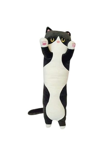 LuxAndra Long Plush Pillow Cat, 60 cm, Washable, Ideal for Kids and Adults,