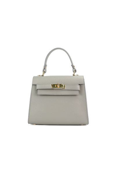 Posete Fagaras Thea Leather Purse - GREY, Genuine Leather Bag, Bags, Summer Bags, Genuine Leather