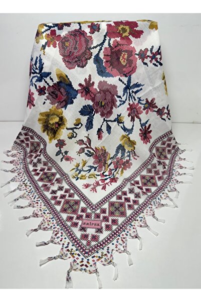 Eripek Sökme Boncuklu Pamuk Yazma - 05495 - 14