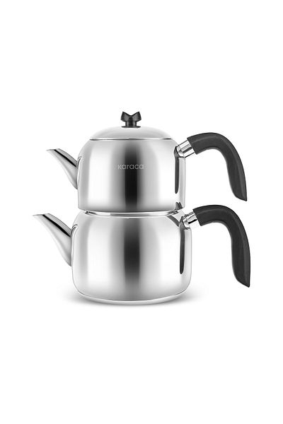 Karaca Hot Mini Size Induction Base Teapot Set Black