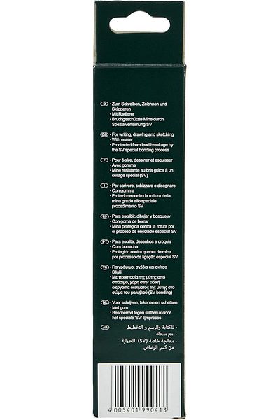 Faber Castell Faber-Castellbonanza Graphite Pencil Hb With Eraser Tip 12Pcx4 Box