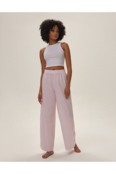 Bloovii Pantaloni lungi clasici din material textil pentru femei, croială lej...