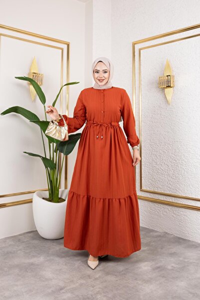 Rema فستان مطوي مع نفق