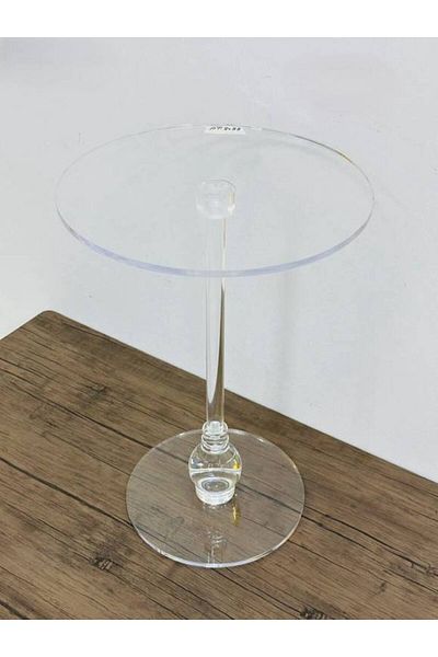 Al Saada Home Single Acrylic Service Table 40×40×55 cm