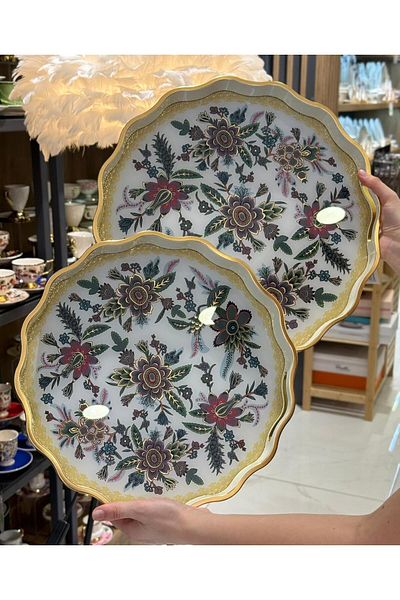 Onedekor 2Pcs Zarmina Luxury Tray