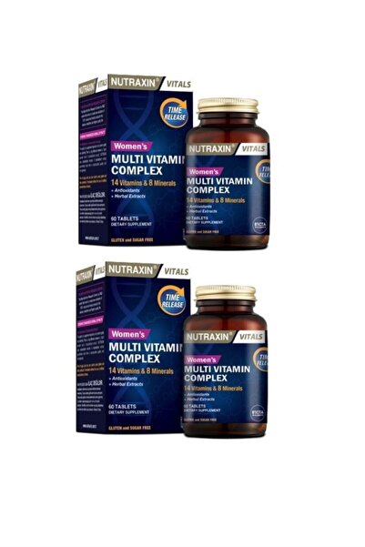 Nutraxin Womens Multivitamin Mineral Complex 60 Tablet 2 Adet