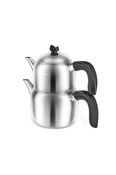 Karaca Hot Mini Size Induction Base Teapot Set Black