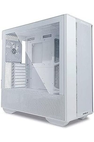 Lian Li LANCOOL III Gaming Case by Lian Li - Aluminum White with Tempered Glass and 4 PWM Fans