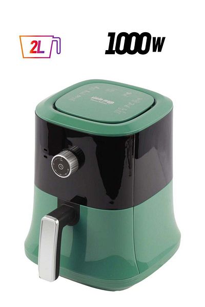 HOME MASTER Air Fryer with Temperature Control - Auto Shut-Off - 2L - 1000W