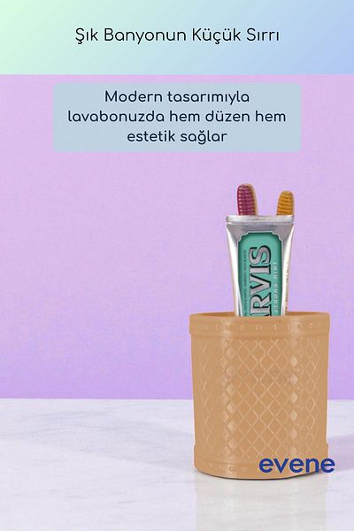 Evene Θήκη οδοντόβουρτσας Βάση οδοντόβουρτσας Βάση οδοντόβουρτσας Cappuccino Color Model 90