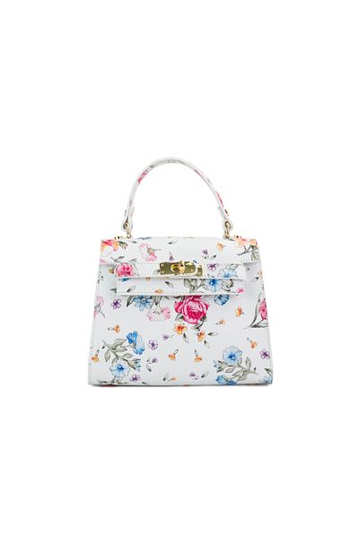 Posete Fagaras Thea Leather Purse - FLORAL, Genuine Leather Bag, Bags, Summer Bags, Genuine Leather