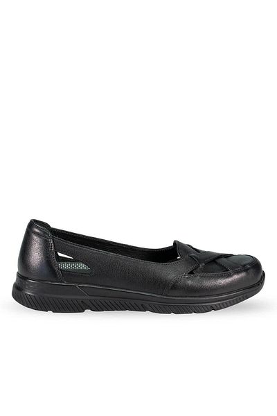Forelli 29430-g Anya Black Women's Genuine Leather Shoes