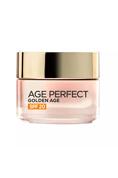 L'Oreal Paris Crema faciala revitalizanta de zi cu ton roz, AGE PERFECT GOLDE...