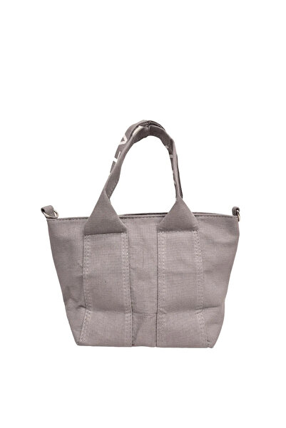 glowfit Women's Gray Buzzy Satin Fabric Leo Model 2 Hand and Crossbody Bag