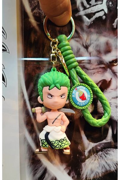 FG KONNİCHİWA سلسلة مفاتيح كرتونية لطيفة على شكل دمية سيارة وحقيبة زينة من ANIME ONE PIECE وNARUTO KEYCHAIN