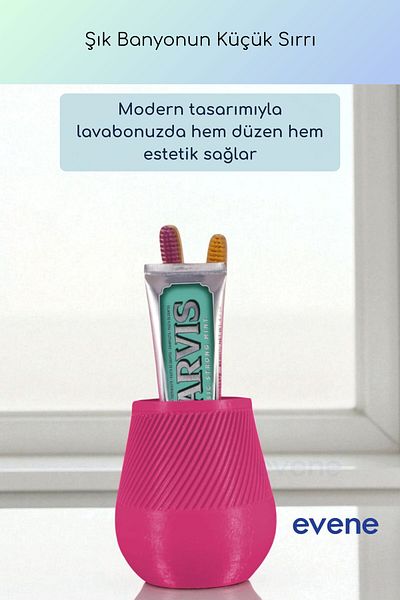 Evene Θήκη οδοντόβουρτσας Βάση οδοντόβουρτσας Βάση οδοντόβουρτσας Φούξια Χρώμα Μοντέλο 89