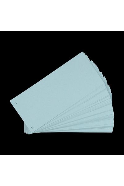 Oxford Separatoare din carton 10,5 x 24 cm, 190 g/m² Manila, set de 100 de coli, culoare albastră