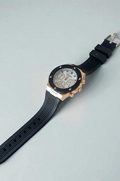 TAKIŞTIR Black Color Women's Watch with Silicone Cord