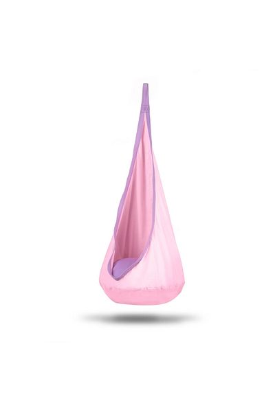 Neo-Sport Hamac tip Cocoon pentru copii 140 x 55 cm Cocoon Roz deschis, utilizare interior/exterior,