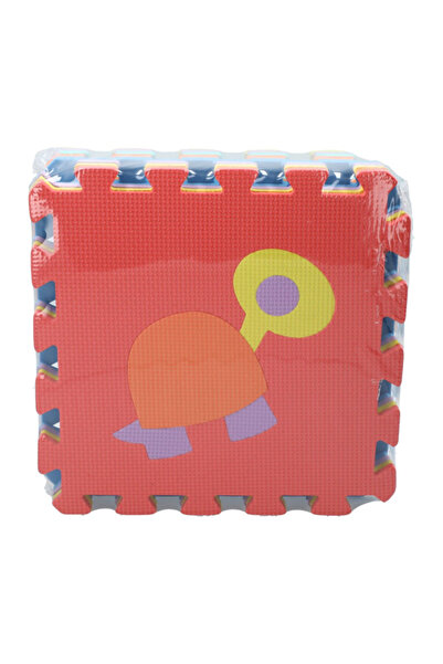 Solex حصيرة أحجية حيوانات من مادة إي في إيه، مكونة من 9 قطع