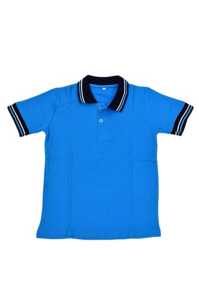 BAGLAN Tricou albastru turcoaz pentru colegiu - BGL-ST02243