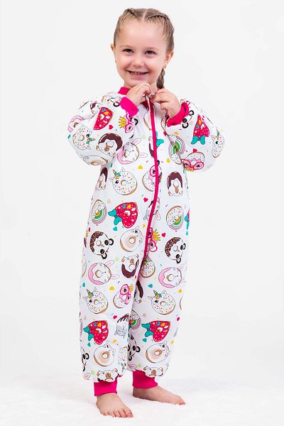 Babymod Fiber Filled 2.5 Tog Figured Girl's Sleeping Bag Figured