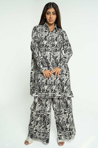 mica Wide-Leg Floral Print Trousers