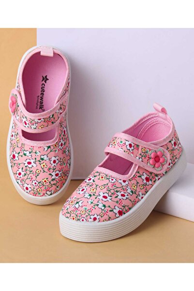 Cute Walk by Babyhug Cute Walk by Babyhug Velcro Closure Casual Shoes with Fl...