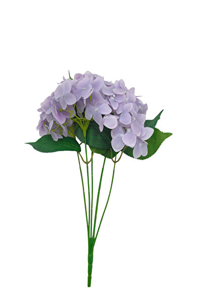 Çınar çiçekçilik باقة زهور الهورنتيس الاصطناعية المبللة 5 فروع بطول 45 سم