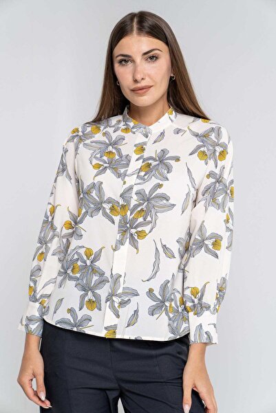 mica Long Sleeve Floral Blouse