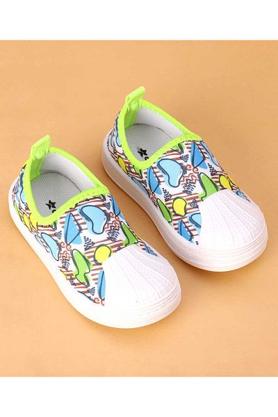 Cute Walk by Babyhug Cute Walk by Babyhug Slip On Casual Shoes with Abstract Print - Multicolor