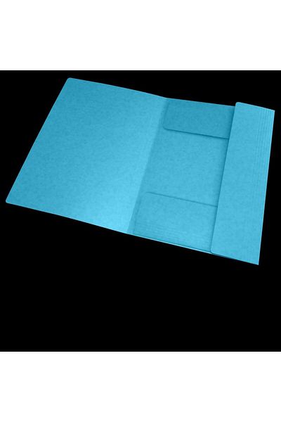 Oxford Dosar tip Topfile A4, capacitate 200 coli, închidere elastică, certificat PEFC, culoare turcoaz