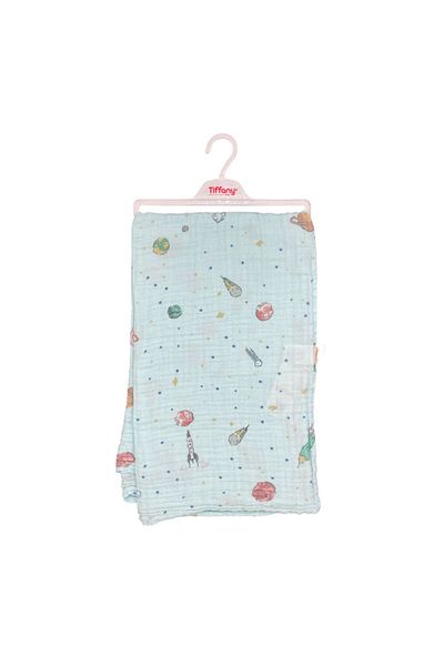 Tiffany Baby Kıds Tiffany Baby Printed Muslin Baby Blanket 79080