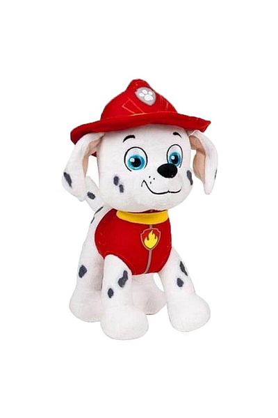 PAW PATROL Stuffed Toy 30 cm for Kids Nickelodeon Paw Patrol Marshall, White