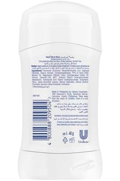 Rexona مزيل عرق بعصا الخيزران للنساء، حماية تدوم 48 ساعة، خالٍ من الكحول، 40 جرام