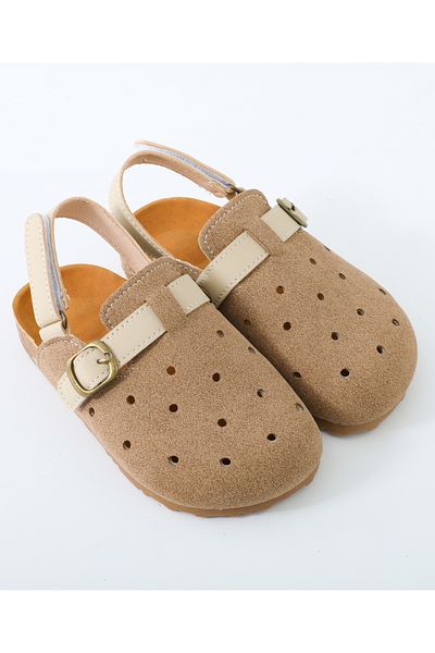 Mark & Mia Velcro Closure Casual Shoes - Khaki
