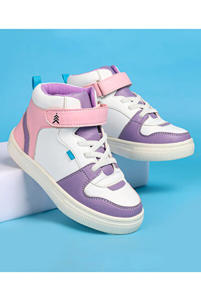 Pine kids حذاء كاجوال بشريط فيلكرو متعدد الألوان من باين كيدز - وردي/أرجواني/...