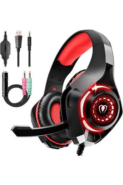 Generic Gaming Headset for PS4/PS5/PC – Over-Ear Headphones with Noise Cancelling Mic & Premium Sound