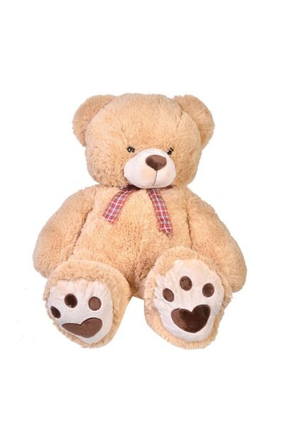 OEM Teddy Bear with Bow Tie for Kids, Brown, 60 cm